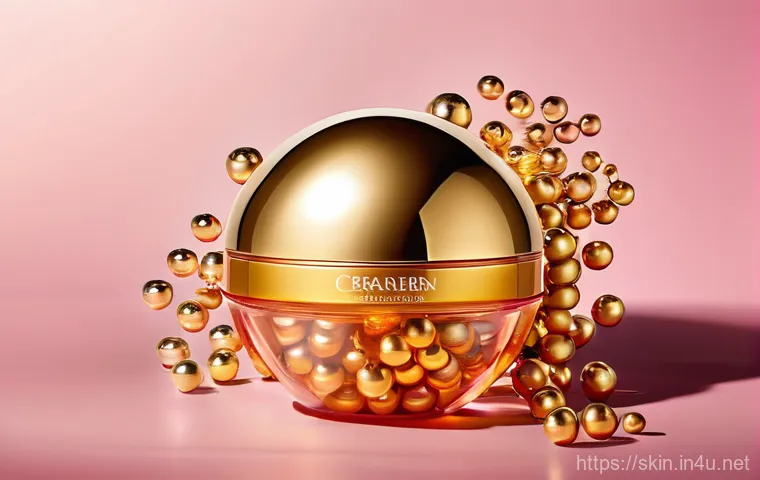 에스트라 아토베리어 크림 성분 분석 - **Skin Barrier & Ceramide Capsules:** This prompt will visually represent the strengthening of the s...