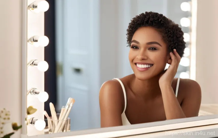 히알루론산 고함량 세럼 추천 - **Prompt:** A young man, mid-20s, with a calm and peaceful expression, gently applying a transparent... 히알루론산 고함량 세럼 추천 - **Prompt:** A young man, mid-20s, with a calm and peaceful expression, gently applying a transparent...