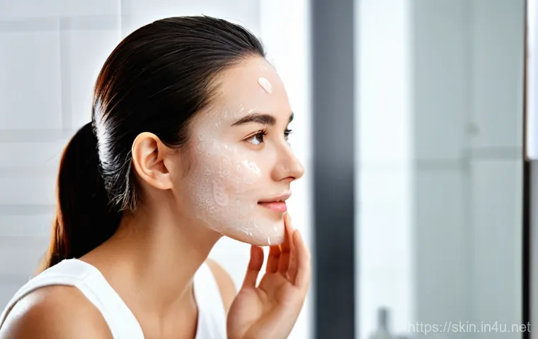 저자극 성분이 포함된 세안제 - **Image Prompt 1: Deep Hydration for Dry Skin Cleansing**
A serene young woman in her late 20s, ... 저자극 성분이 포함된 세안제 - **Image Prompt 1: Deep Hydration for Dry Skin Cleansing**
A serene young woman in her late 20s, ...